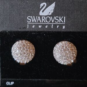 Swarovski Dome Clip Pave Crystal Stones.  New